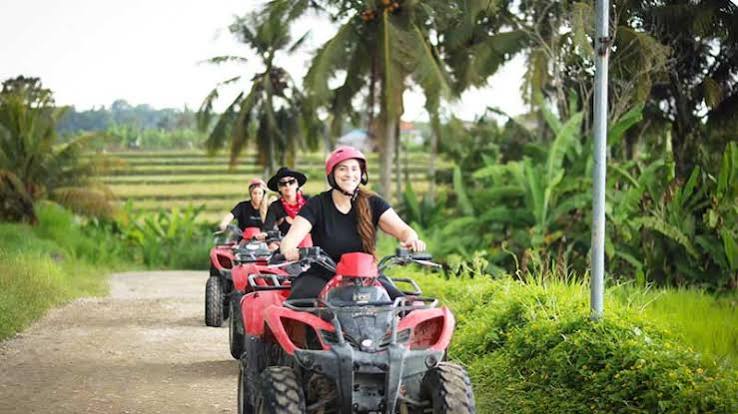 Bali ATV ride through rice terraces